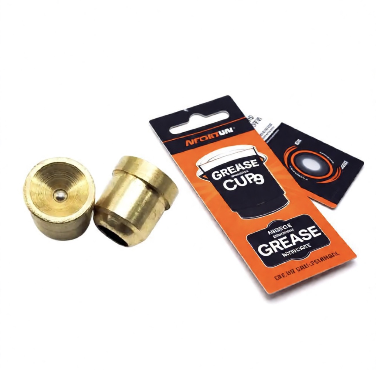 Flange-Type Grease Cup - Brass Press-Fit Lubrication Fitting for Pumps, Valves & Industrial Machinery - Image 3