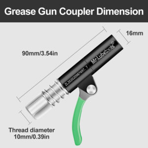 BFT-GC199 quick disconnect grease coupler single-hand locking release for zerk fittings