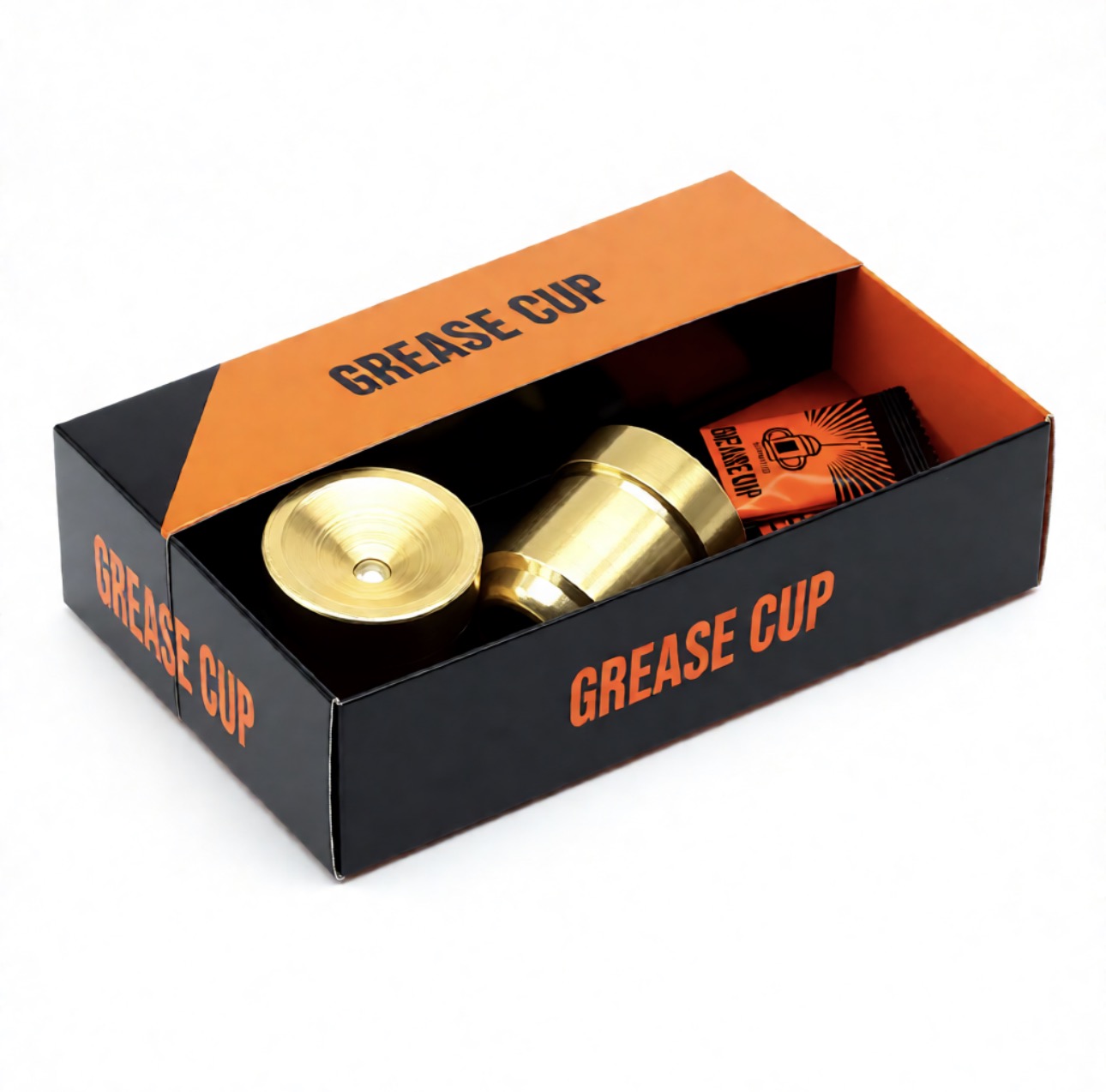 Flange-Type Grease Cup - Brass Press-Fit Lubrication Fitting for Pumps, Valves & Industrial Machinery - Image 2