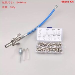 65-piece grease gun accessory kit, ultimate lubrication workshop set, metric grease fittings assortment, M6 M8 M10 grease nipples, quick-release grease coupler, flexible grease extension hose, 12000 PSI grease tools, professional workshop lubrication kit, industrial grease accessories, fleet maintenance fittings, construction equipment grease kit, agricultural tractor grease nipples, automotive repair grease tools, universal metric grease fittings, organized storage grease kit, zinc-plated steel fittings, chrome-plated grease coupler, 1/8 NPT grease accessories, multi-angle grease nipples, heavy-duty lubrication kit, workshop efficiency tools, mixed fleet grease solution, tight spot lubrication, labeled storage case, budget professional grease kit, all-in-one grease accessories, precision needle grease tip