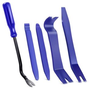 5PCS Car Trim Removal Tools Kit, Fastener Remover & Panel Pry Tools