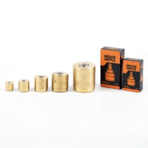 Premium Brass Push Button Grease Oil Cup - Ball Oiler Spring Loaded Press-Fit Lubrication Cup for Industrial Machinery