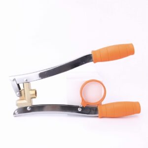 Heavy Duty Double Handle / Dual-Handle Grease Gun Head Replacement Professional Lever Action Lubrication Tool for Industrial Farm Machinery