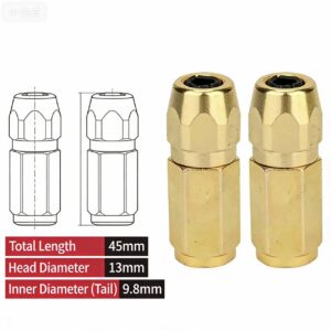 Corrosion-resistant Grease Gun Coupler Standard Universal Lubrication Adapter