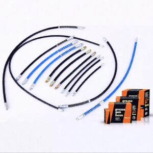 ：Grease Gun Extension Hose 6-72 Inch Kit Assortment 1/8 NPT Universal Fittings