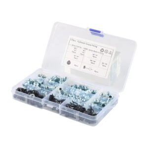 PP plastic grease nipple dust cap, loose pack grease cap, grease cap combo kit, snap-on anti-clog grease cap, industrial lubrication protective cap