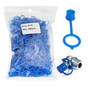 PP plastic grease nipple dust cap, loose pack grease cap, grease cap combo kit, snap-on anti-clog grease cap, industrial lubrication protective cap