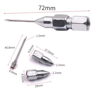 stainless steel grease cleaning needle, grease fitting unclog tool, bulk lubrication maintenance accessory