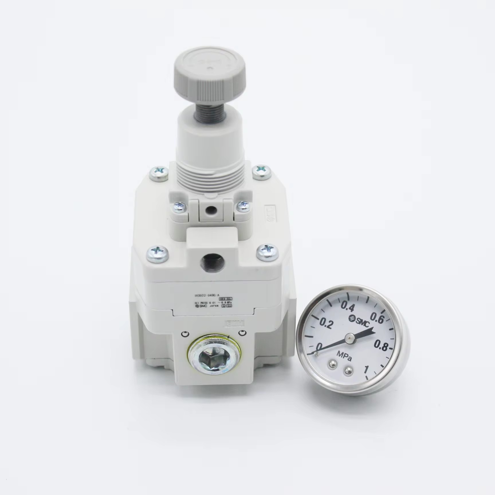 0-16Bar Precision Pneumatic Regulator with Gauge - 1/4" NPT Adjustable Air Pressure Regulator for Air Compressors & Pneumatic Tools - Image 4