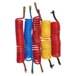 Trailer Air Brake Coil Hose for Middle East - Heavy-Duty Dust-Proof Spiral Air Line for UAE Saudi Arabia Trucks